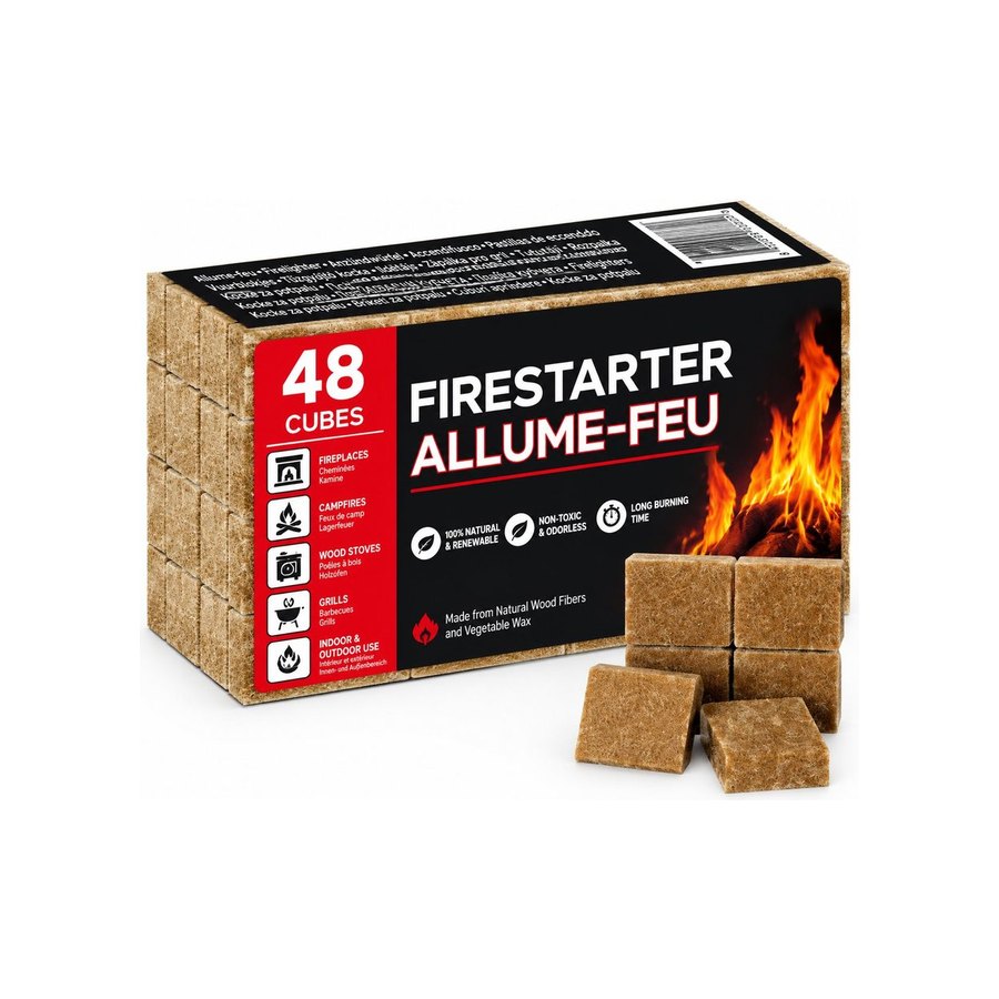 48 cubes firestarter box, multilingual
