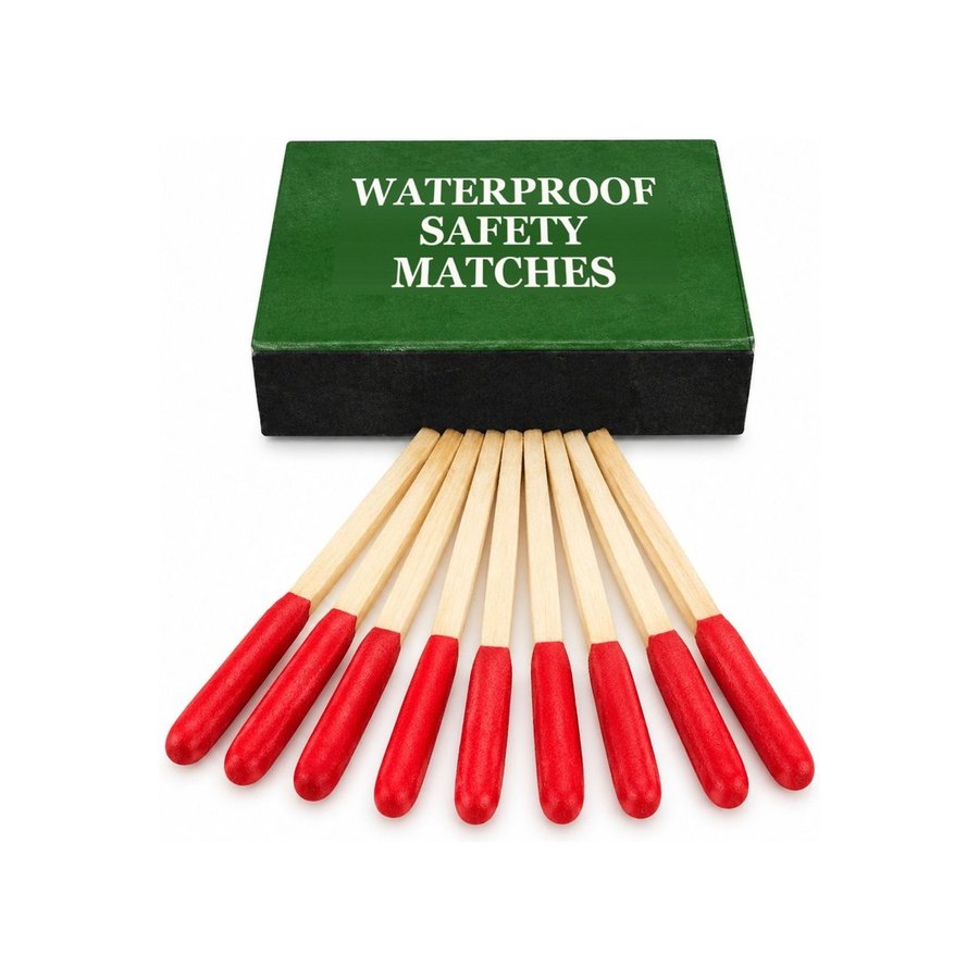 Waterproof safety matches box