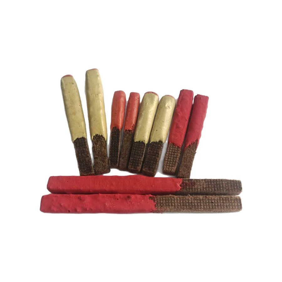 Firelighter sticks, smoke-free